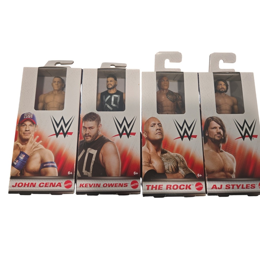 Mattel WWE Basic Series‎ Action Figure Lot New in box